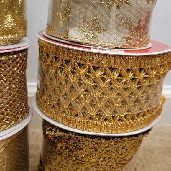 assorted gold ribbon - Picture 5 of 7